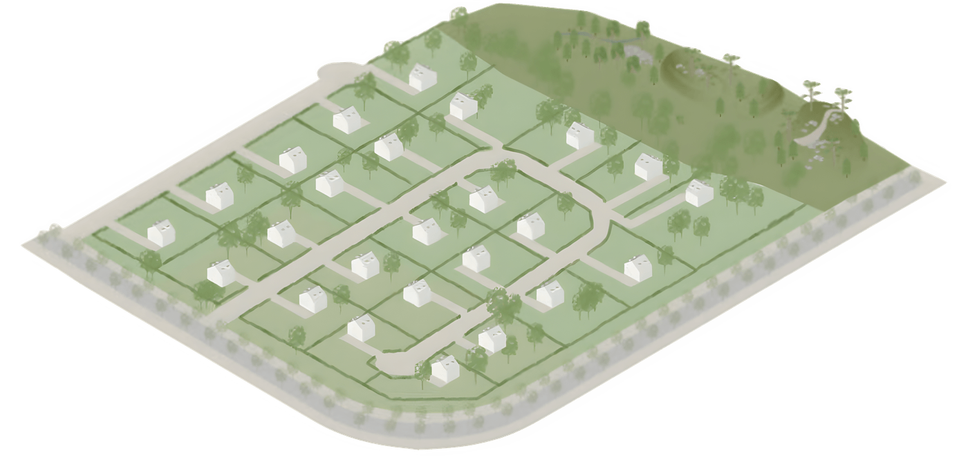 Villaområde – före förtätning